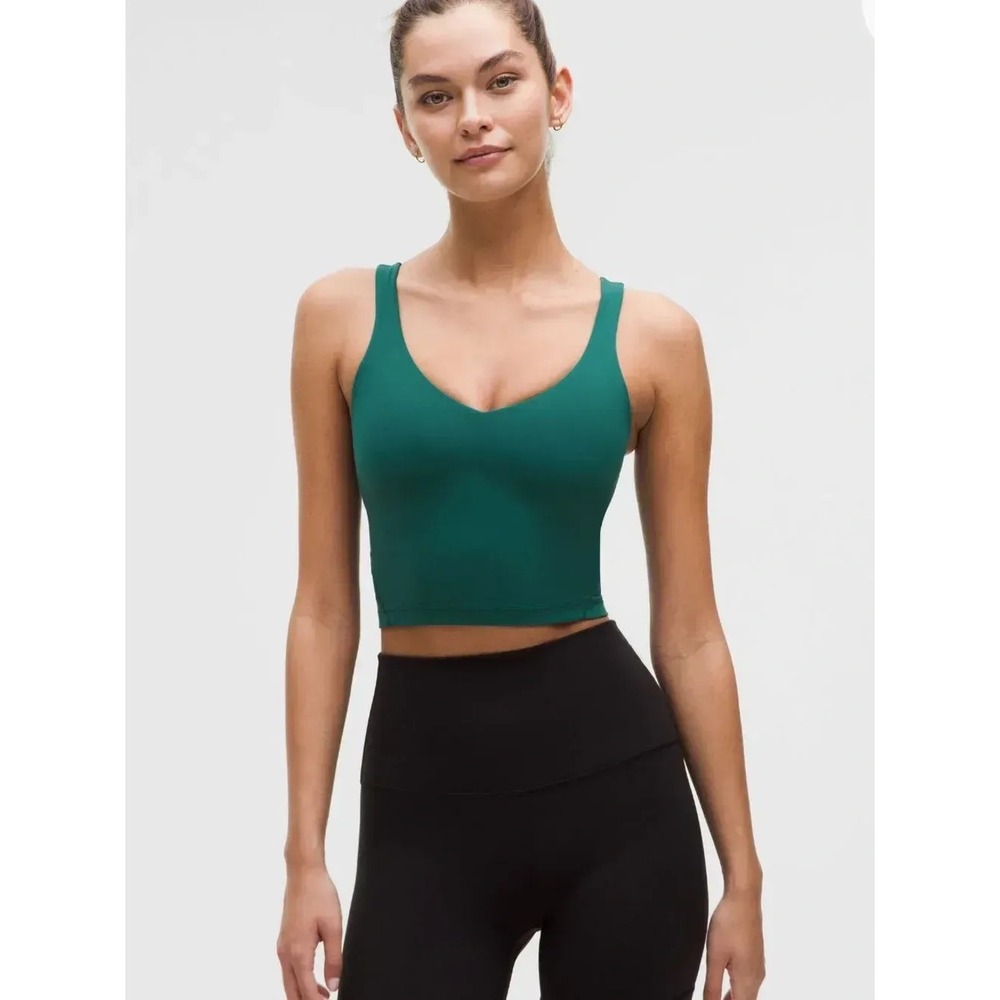 lululemon Forest Green Align™ Tank Top Light Support, Size 2